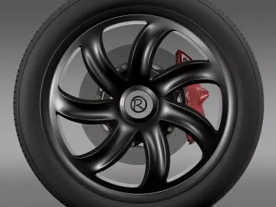 R Spirit wheel 3D model