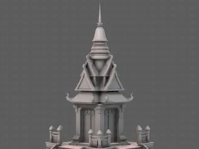 Pagoda V14 3D model