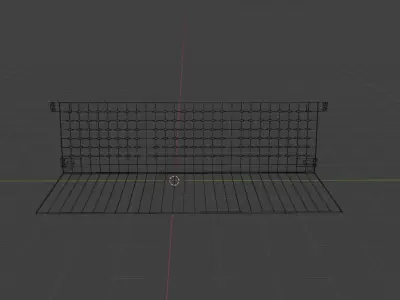 Corridor Chair - Realistic Metal Design with Rust and Wear 3D model