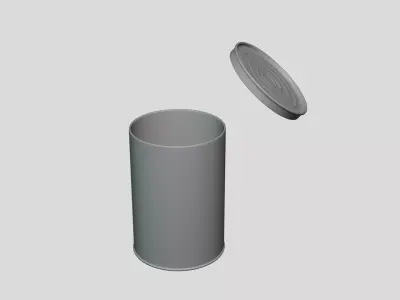 Paint Can - Geometry Only No Textures No Materials 3D model