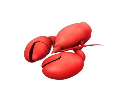 Lobster Low-poly 3D model