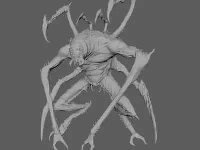 Creature 3D model 14