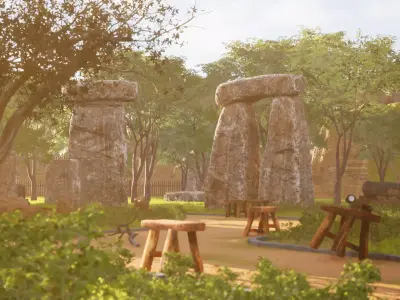 Stonehenge Landscape 3D model