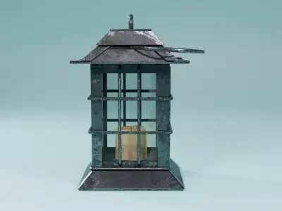 lantern Low-poly 3D model