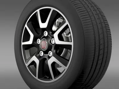 Fiat Ducato Panorama wheel 3D model