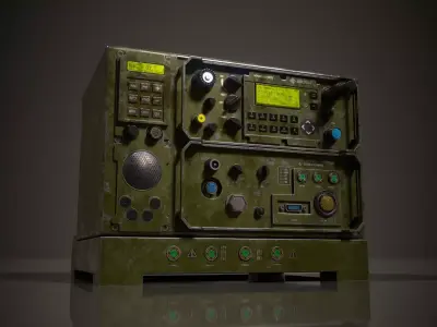 Military Radio Free 3D model purchase