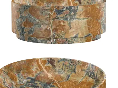 VENDOME MARBLE HIGH BOWL 3D model