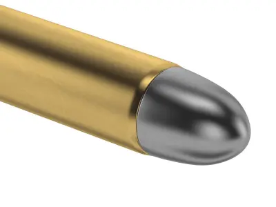 Bullet 50-90 Low-poly 3D model
