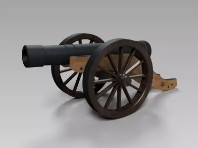 Cannon 3D model shop