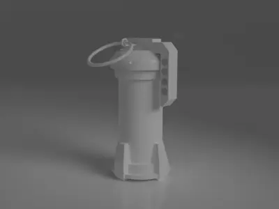 Flashbang grenade Free 3D print model