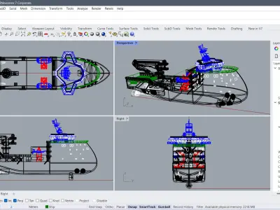 X-BOW SHIP 3D model