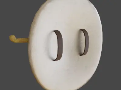  sword n shield arabic islamic realisric and historic  Low-poly 3D model