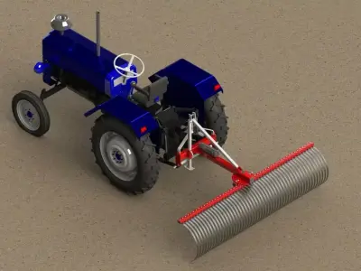 WG 1016 - STL Landscape rakes  3D model