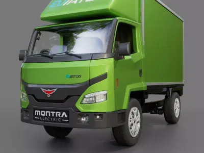 Montra Electric Eviator Truck Free 3D model