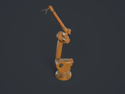 Factory robotic machine  3D model