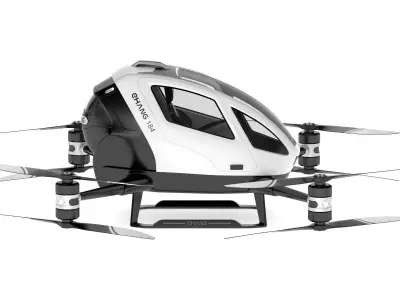 DRONE-TAXI EHANG 184 3D model
