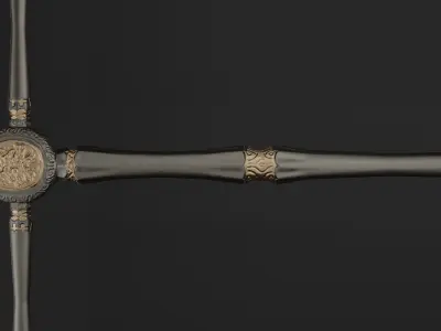 Sword 06 Low-poly 3D model