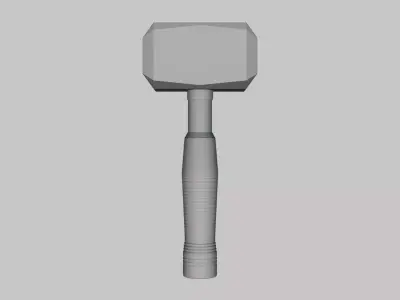 Hammer - Geometry Only No Textures No Materials 3D model buy