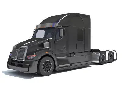 Generic Semi Truck 3D model get