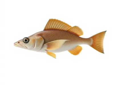 Realistic Fish Model Pack with PBR Textures Low-poly 3D model