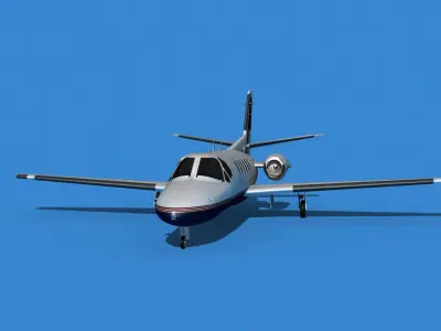 Cessna Citation 550 II Bravo V13 3D model