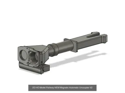OO HO Model Railway NEM Couplings 3D Model Pack