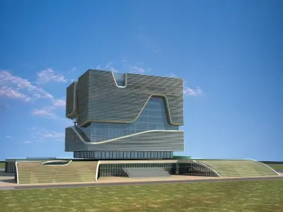Museum 2 3D model by psrl2023