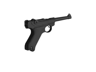 Luger pistol 3D model purchase