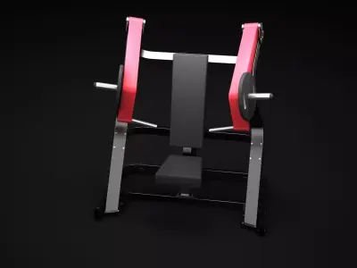 Incline Press 3D model