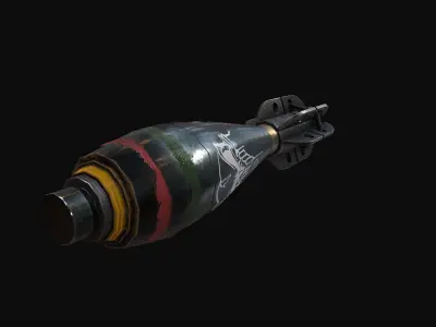 Gameready Atom Bomb Free low-poly 3D model