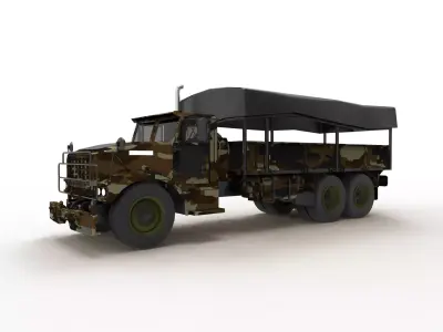Military truck type A 3D model