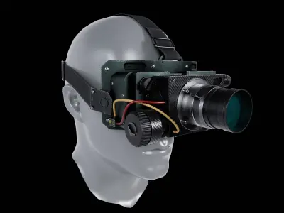 Night Vision Goggles Low-poly 3D model