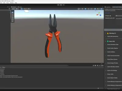 Pliers 3D Model - Game Ready Low-poly 3D model