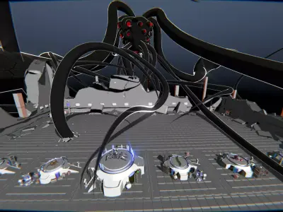 Creature Megapack 10 Rigged Creatures Plus Low-poly 3D model