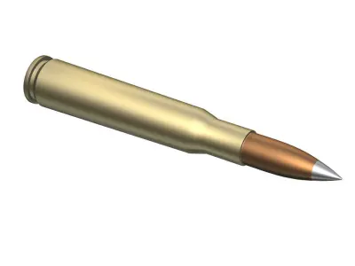 Ammunition 50cal Barrett Free 3D model