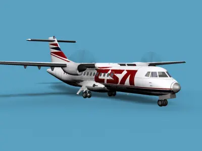 ATR  ATR-42-500 Czech Air 3D model
