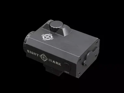 Sightmark LoPro Mini Green Laser Sight Low-poly 3D model