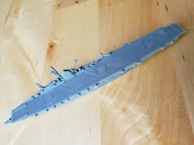 German Graf Zeppelin Class Aircraft Carrier 3D print model