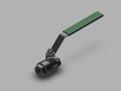 Ball Valve 3D model get