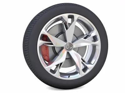 Infiniti Rim 3D Model Low-poly 3D model