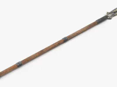 Spear V2 PBR Low-poly 3D model