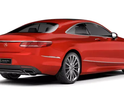 Mercedes-Benz S-Class Coupe 2015 3D model