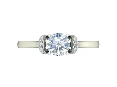 Wedding Ring  3D print model 116