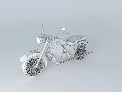 American Dream Motorcycle Free 3D model purchase