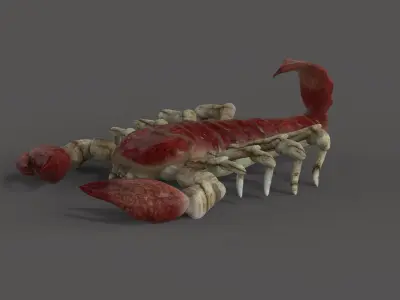 Scorpion Monster Low-poly 3D model