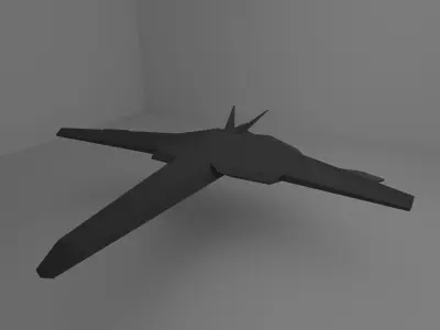 Pellion - Low Poly Spaceship Low-poly 3D model