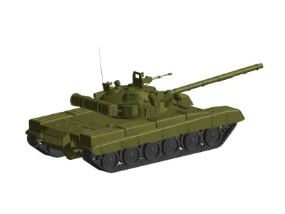 T-80 Tank 3D model