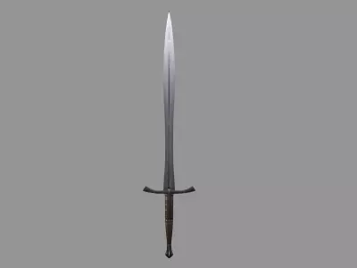 Sword Low-poly 3D model 25