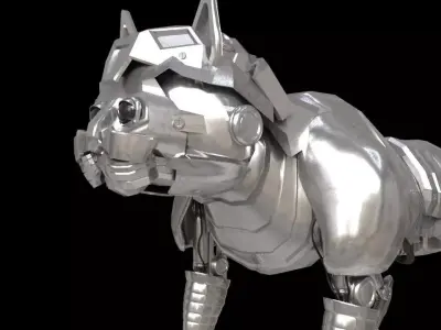 The Cat Robot 3D model 3D model