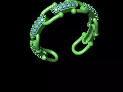 Industrial Chic Jewelry Collection 3D print model